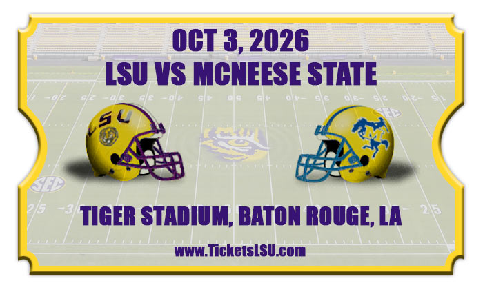 2026 Lsu Vs Mcneese State